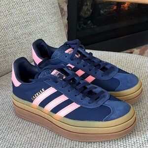 Adidas Gazelle Bold Blue Pink Spark SZ 7 WOMENS. Brand new. Never worn.